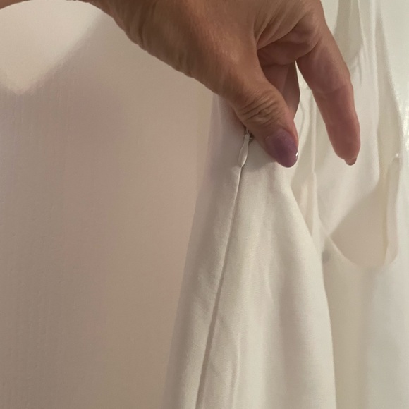 Zara 100 percent cotton, fully lined white maxi dress. Size S. NWT - Picture 7 of 8